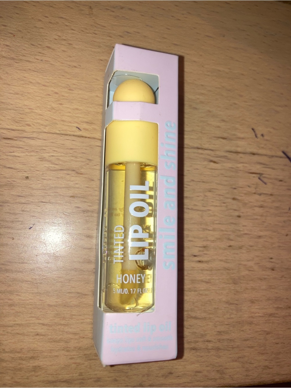 Smile and Shine Honey Tinted Lip Oil - NIB